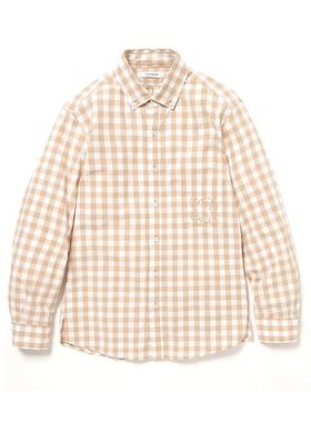 nonnative DWELLER B.D. L/S SHIRT 25SS 格纹牛津口袋长袖衬衫