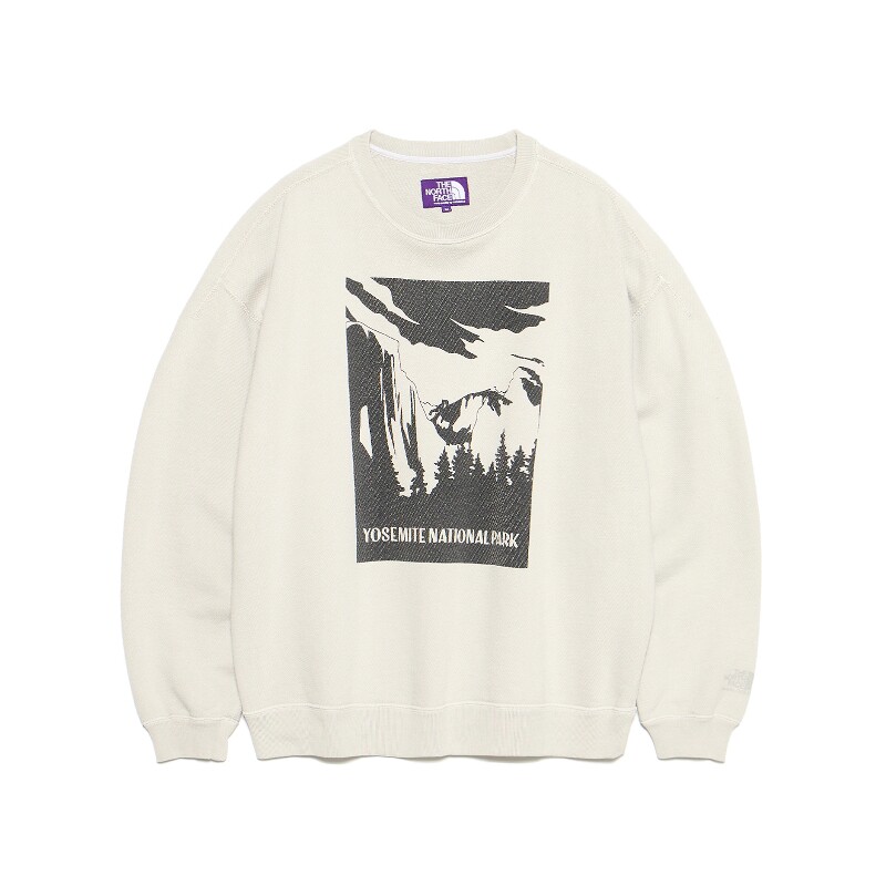 TNF Garment Dyed Field L/S Crewneck 26SS北面紫标染色圆领卫衣