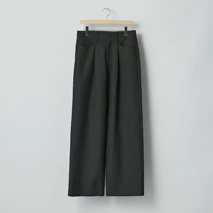 ssstein Double One Tuck Wide Pants 26SS 双层纺织单褶休闲裤