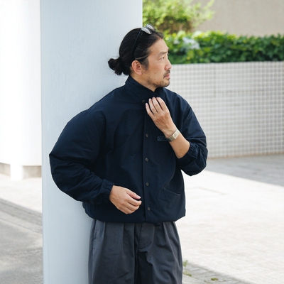 nanamica有机棉尼龙防风夹克