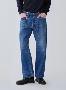 KAPTAIN SUNSHINE 1930 Straight Denim Pants25SS复古直筒牛仔裤