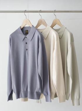 BATONER CARIBBEAN SEAISLAND COTTON POLO 26SS 海岛棉针织衬衫