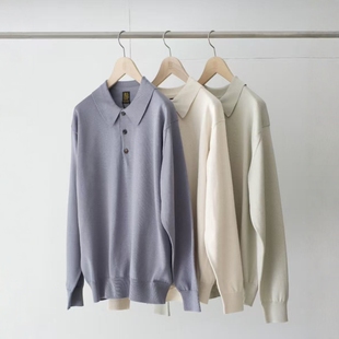 BATONER CARIBBEAN SEAISLAND COTTON POLO 26SS 海岛棉针织衬衫