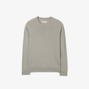 nonnative OFFICER CREW SWEATER 26AW 棉丝混纺高针数纯色针织衫