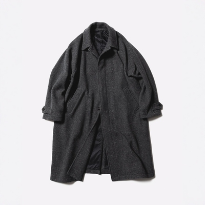 Unlikely粗花呢羊毛巴尔肯风衣