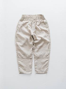ANACHRONORM VENTILATED TAPERED EASY PANTS 24SS亚麻布宽松长裤