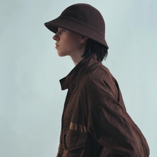 WOOL HAT WORKER 渔夫帽 24AW 户外羊毛圆顶工装 YARN nonnative