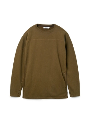 nonnative CREW PULLOVER SWEAT 25AW 棉质运动轻薄套头圆领卫衣