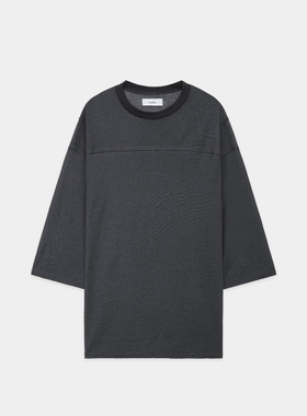 marka RAMIE KNIT BALL GAMES 3/4 TEE25SS苎麻透气运动七分袖T恤