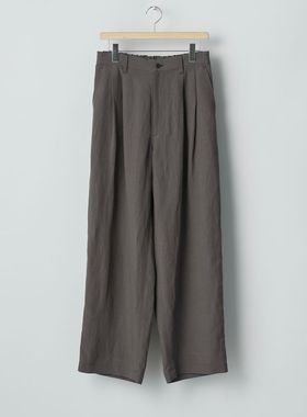 ssstein Rayon Linen Wide Easy Trousers 25AW 人造丝亚麻西装裤
