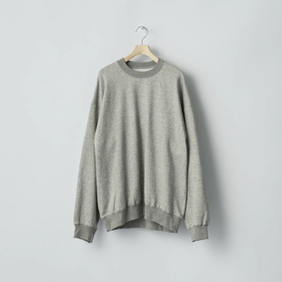 ssstein Yak/Cotton Sweat LS 25AW 耗牛毛混纺宽松圆领套头卫衣