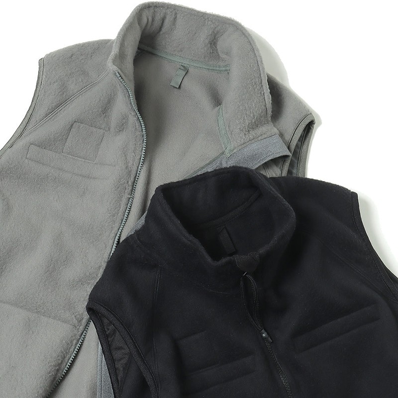 blurhms ROOTSTOCK LEVEL3 Fleece Vest 24AW轻量立领摇粒绒马甲