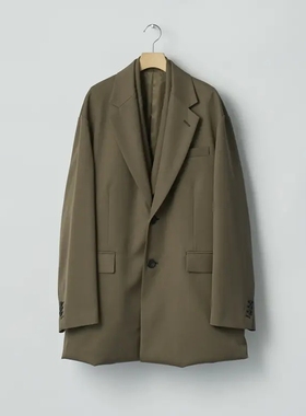 ssstein Layered Combination Jacket26SS羊毛华达呢宽松西装夹克