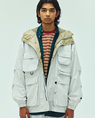 DAIWAPIER39防水口袋连帽冲锋衣