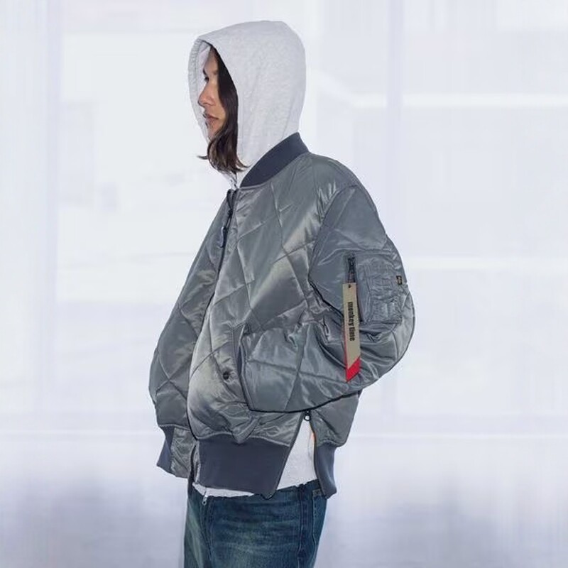 ALPHA × monkey time QLTD S/ZP MA1 24AW 联名双面夹棉空军夹克