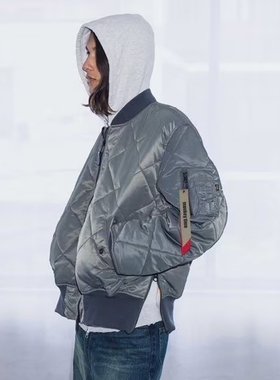 ALPHA × monkey time QLTD S/ZP MA1 24AW 联名双面夹棉空军夹克