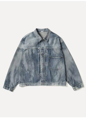 A.PRESSE 1st Type Denim Jacket 26SS 复古做旧水洗单袋牛仔夹克