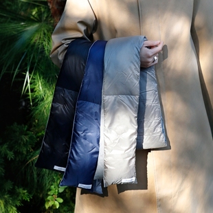 nanamica Down Muffler 25AW 直营店限定双面机能光电子羽绒围巾