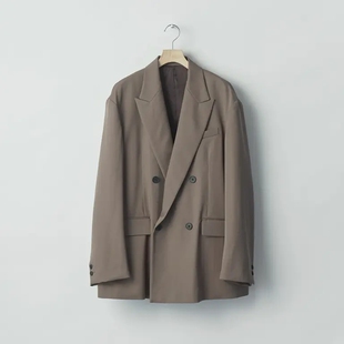 ssstein Double Breasted Blazer 26AW 羊毛华达呢双排扣西装夹克