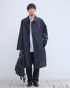 Coat Balmacaan TEX nanamica 日产双层防水宽松风衣 GORE 23AW