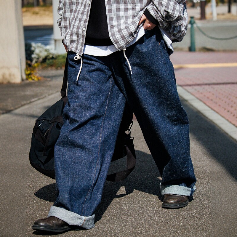 nanamica Selvage Denim Pants 26SS 绳染赤耳水洗五袋直筒牛仔裤