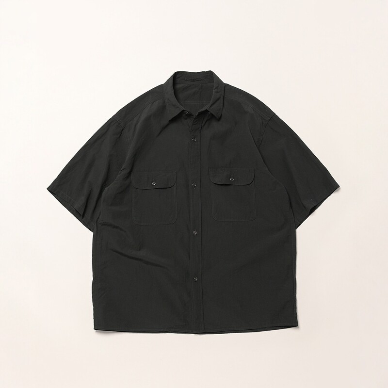 blurhms ROOTSTOCK Hard Twist Shirt S/S 26SS 强捻工装短袖衬衫