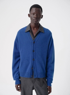 AURALEE BABY CASHMERE KNIT CARDIGAN 25AW蒙古纯仔羊绒针织开衫