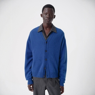 AURALEE BABY CASHMERE KNIT CARDIGAN 25AW蒙古纯仔羊绒针织开衫