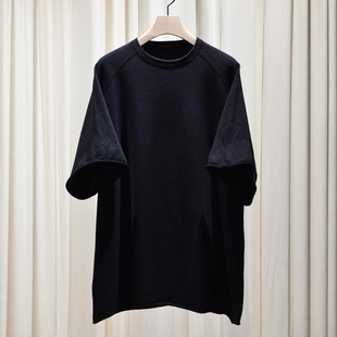COMOLI LW Cotton Fleece S/S Crew 25SS 棉质毛巾料短袖卫衣T恤