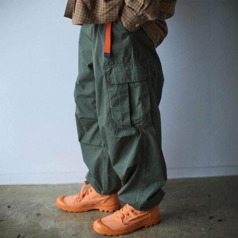 SEDAN ALL PURPOSE BIG CARGO PANT 24AW 军事风尼龙口袋工装长裤