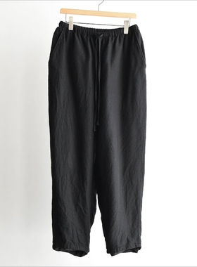 COMOLI Cashmere silk tapered pants 25AW 羊绒真丝锥形休闲裤