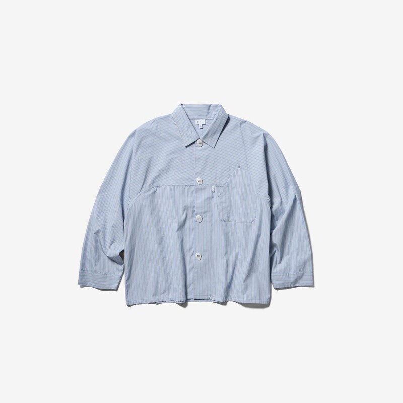 Goldwin 0 Retro Reflective Striped Shirt 26SS 3M反光条纹衬衫