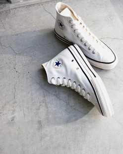 TAYLOR CANVAS LEATHER CONVERSE 白黄帆布鞋 CHUCK 24SS ADDICT