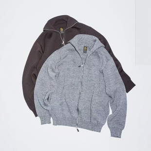 BATONER Double face drivers knit 25AW UAS限定双层拉链针织衫