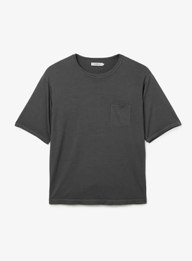 nonnative DWELLER S/S TEE MERINO WOOL25AW羊毛宽松口袋短袖T恤