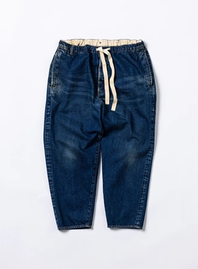 ANACHRONORM SELVEDGE DENIM EASY PANTS 24SS水洗复古做旧牛仔裤