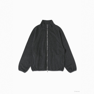 BATONER Goat SILK FLEECE BLOUSON 26SS 长绒棉真丝抓绒拉链夹克