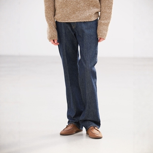 AURALEE HARD TWIST DENIM 5P PANTS 26AW 绳染强捻纱五袋牛仔裤