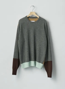 ssstein Extra Wool Knit Color Block LS26SS澳美羊毛撞色针织衫