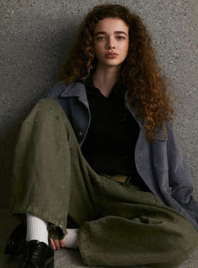 HERILL Goat Suede Railroad Chore Jacket 26SS 山羊皮工装夹克