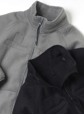 blurhms ROOTSTOCK LEVEL3 Fleece Jacket24AW轻量立领摇粒绒夹克