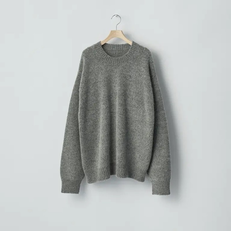ssstein Cashmere Tweed Knit Crew Neck 25AW羊绒花呢圆领针织衫