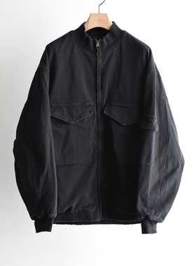 COMOLI Cotton Jersey G8 Jacket 25AW 水洗棉口袋针织飞行夹克