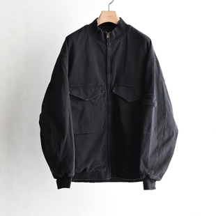 COMOLI Cotton Jersey G8 Jacket 25AW 水洗棉口袋针织飞行夹克