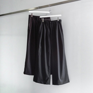 TUCK CALMSSKIN WOOL SLACKS 25AW羊毛打褶宽松长裤 EASY ANCELLM