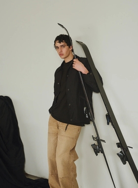 marka Duck Double Knee Pants 25AW 有机棉猎鸭帆布工装双膝裤