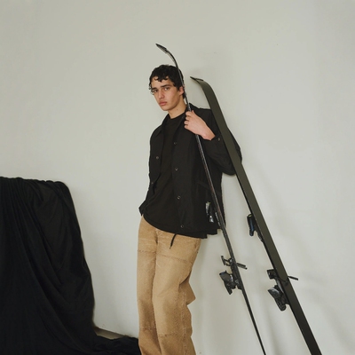 marka有机棉猎鸭帆布工装双膝裤