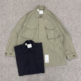 现货折扣N.HOOLYWOOD × MADNESS SHIRT 联名两袋衬衫夹克余文乐