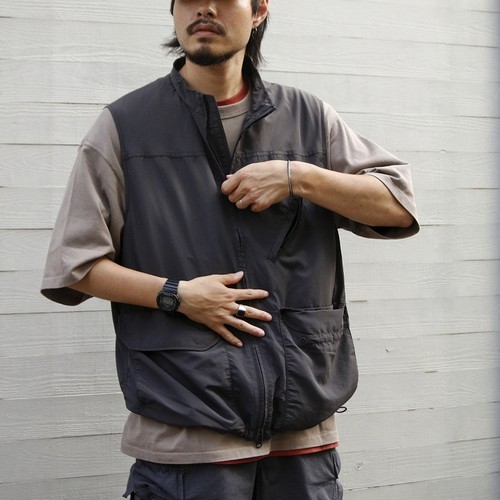 TNF北面紫标尼龙户外口袋马甲