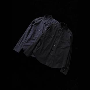 Taigatakahashi 26SS天丝混纺西部衬衫 LOT.118 Shirt Cowboy T.T